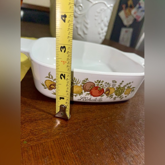 Vintage Corning Ware Spice of Life L’Echalote 1 QUART Casserole A-1-B NO LID - Picture 7 of 7